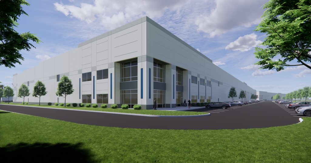 Building rendering for LogistiCenter℠ at Louisville Airport in Louisville, KY.