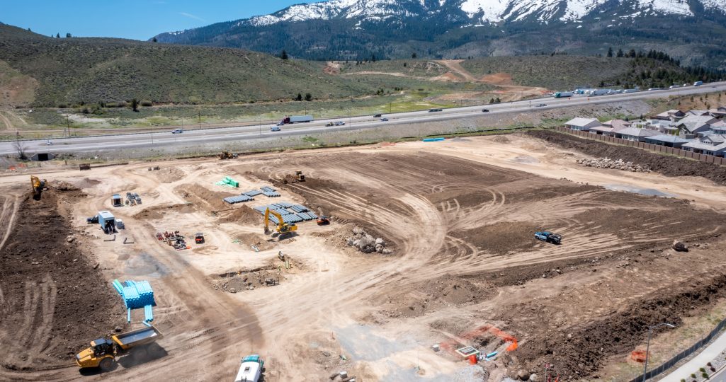 Construction progress of LogistiCenter℠ at I-80 West Phase II