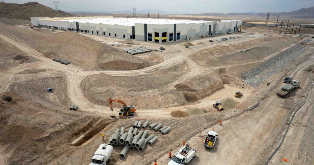 Construction of LogistiCenter℠ at Miner's Mesa