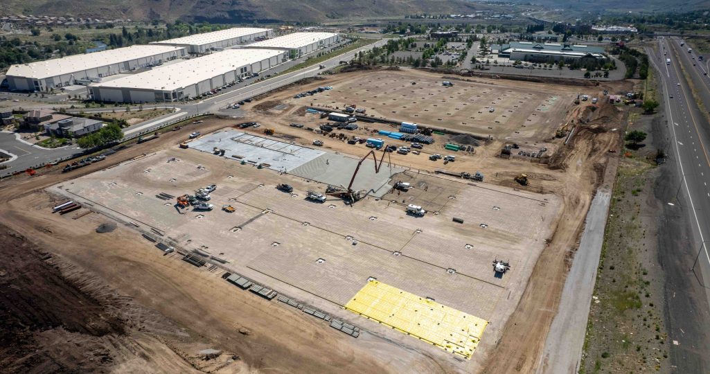 Construction progress of LogistiCenter℠ at I-80 West Phase II