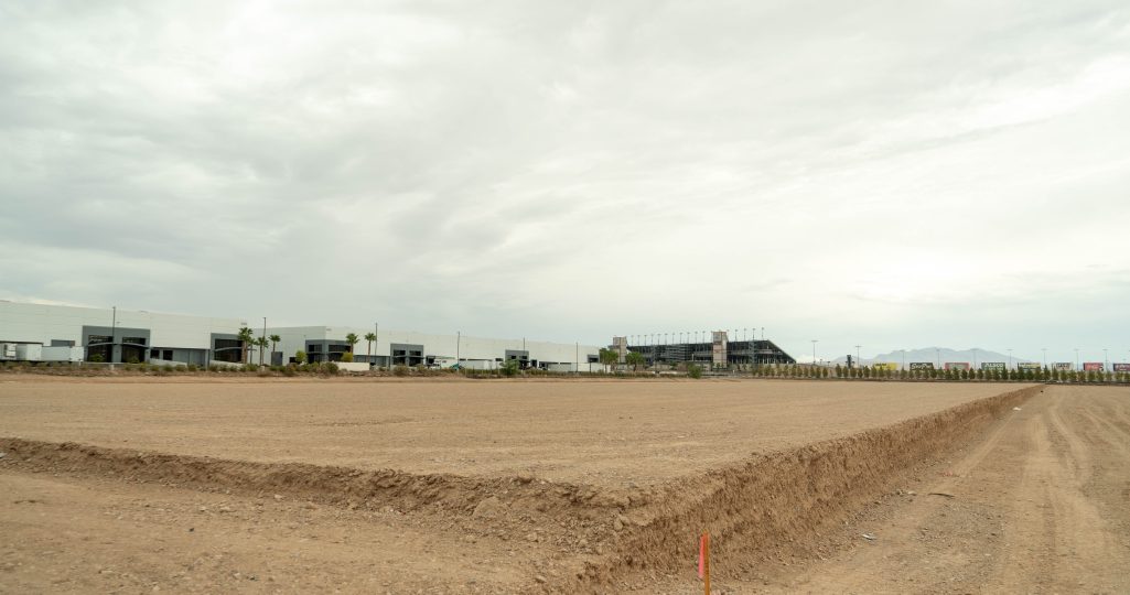 Construction Progress at LogistiCenter℠ at Speedway II - August 2023